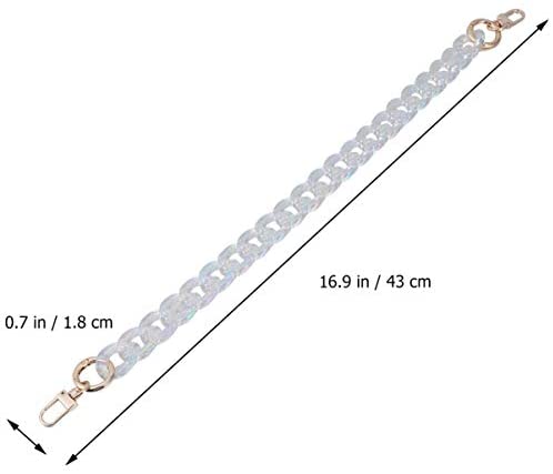 Clear Acrylic Purse Strap