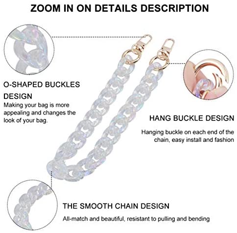 Clear Acrylic Purse Strap